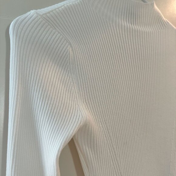 Long Sleeve White Season Dress - Picture 5 of 13